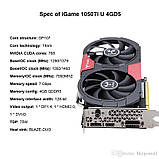 Відеокарта Colorful GTX 1050ti 4Gb HDMI DVI DP, фото 9