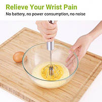 Механічний віночок із неіржавкої сталі hand mixer Better Beater, фото 3