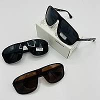 Солнцезащитные очки, polarized, оправа - роговая, линзы - поликарбонат
