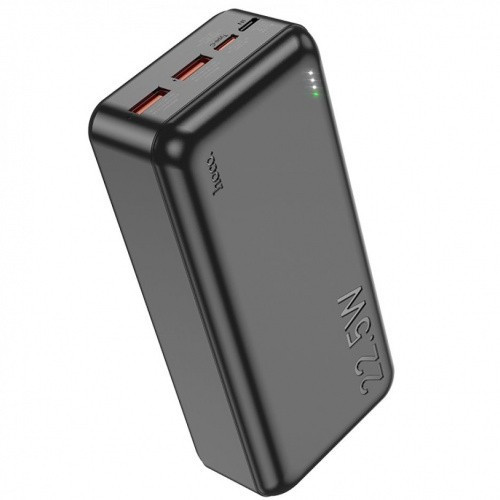 Універсальна батарея Hoco J101B 30000mAh Astute PD20W+QC3.0 22.5W 2USB Micro/Type-C Швидка зарядка