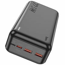 Універсальна батарея Hoco J101B 30000mAh Astute PD20W+QC3.0 22.5W 2USB Micro/Type-C Швидка зарядка, фото 2