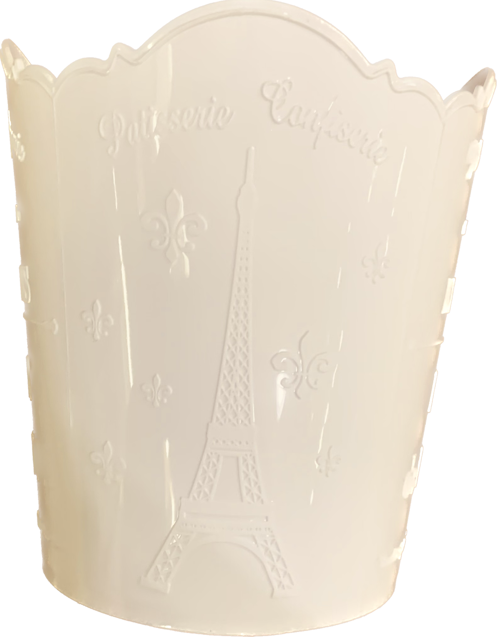 Стакан підставка PARIS для кухонного приладдя білого кольору, фото 1