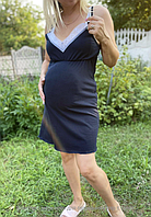 Нічна сорочка, майка для вагітних і годуючих в пологовий, ночная рубашка для кормящих в роддом