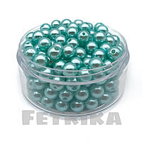 Намистини перли мятні 8 мм