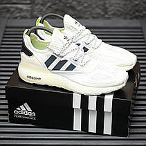 Чоловічі кросівки Adidas ZX 2K Boost White Iridescent Core Black FX8489, фото 5