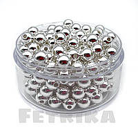 Намистини перли сріблясті 8 мм