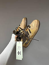 Жіночі кеди Adidas Forum Low x Bad Bunny Dark Brown GW0264, фото 6