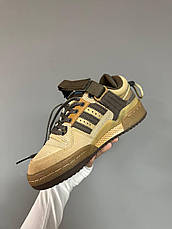 Жіночі кеди Adidas Forum Low x Bad Bunny Dark Brown GW0264, фото 3