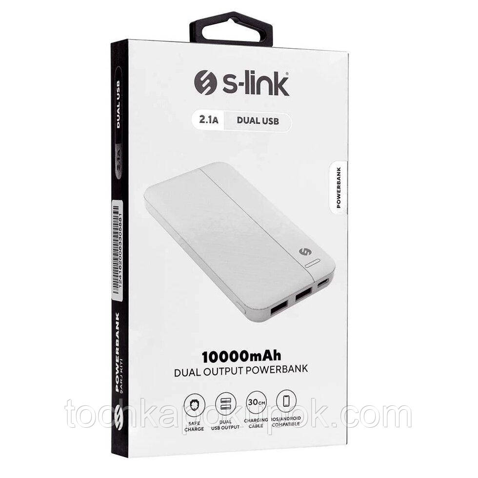 Зовнішній акумулятор Power Bank S-Link 10000 mAh, фото 1