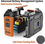 Портативна електростанція, зовнішній акумулятор, ZeroKor 75000mah 300W, фото 4