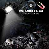 Светодиодный мини фонарь на магните Cob Rechargeable Keychain Light, фото 6