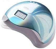 Лампа для манікюру Nail Lamp SUN 5 для покриття нігтів гель лаком, гелем 48W UV/LED Chameleon Silver