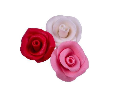 Цукрова Троянди з мастики (мала) d-45мм
