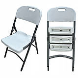 Крісло розкладне садове HT001 Садове крісло пластикове розкладне, фото 9