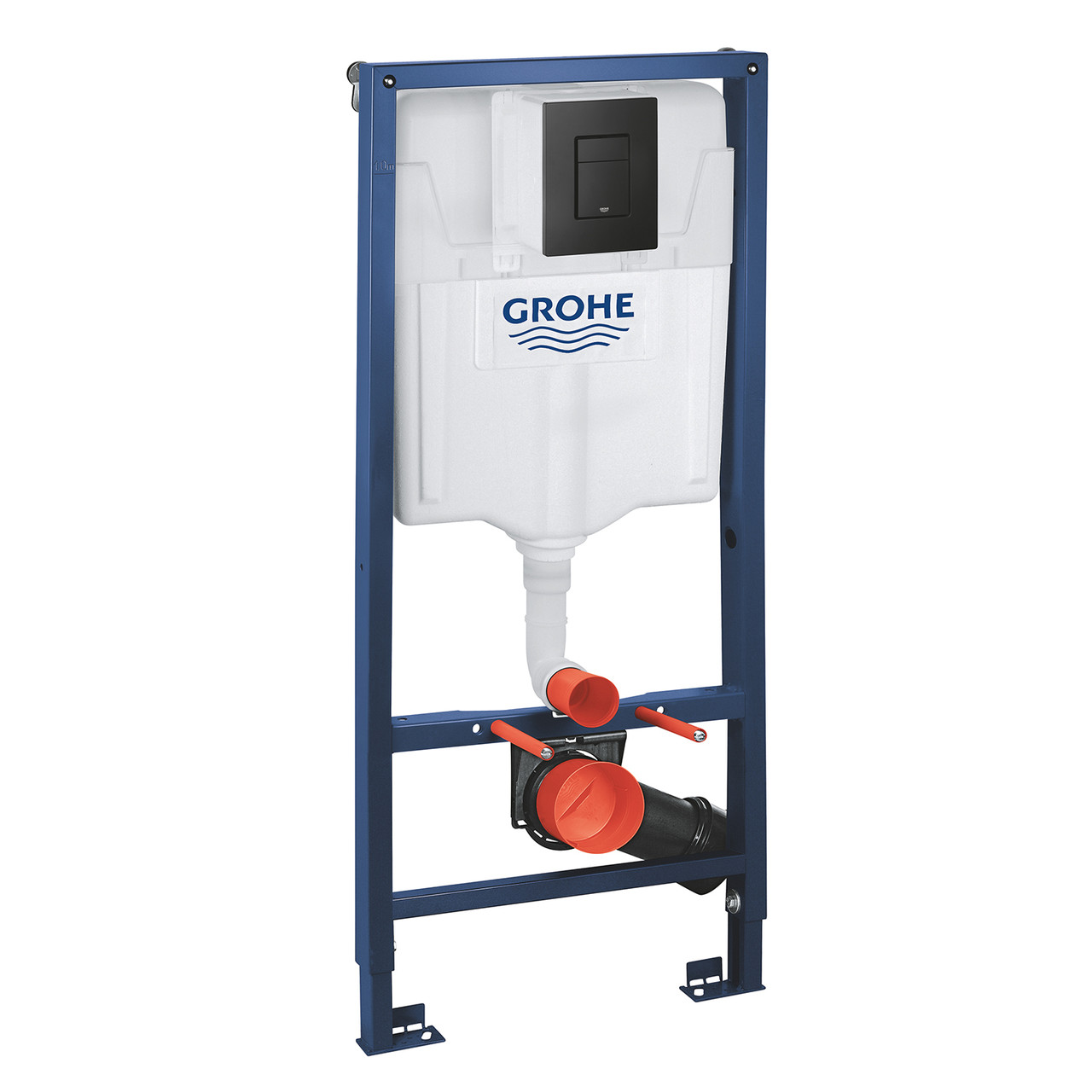 Інсталяція для унітазу GROHE QuickFix Solido 38811KF0 CV030561 з кнопкою чорна 159186, фото 1