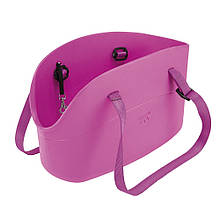 WITH-ME BAG SMALL фіолетова Сумка-переноска для маленьких тварин, полімер 14*35*H22 см