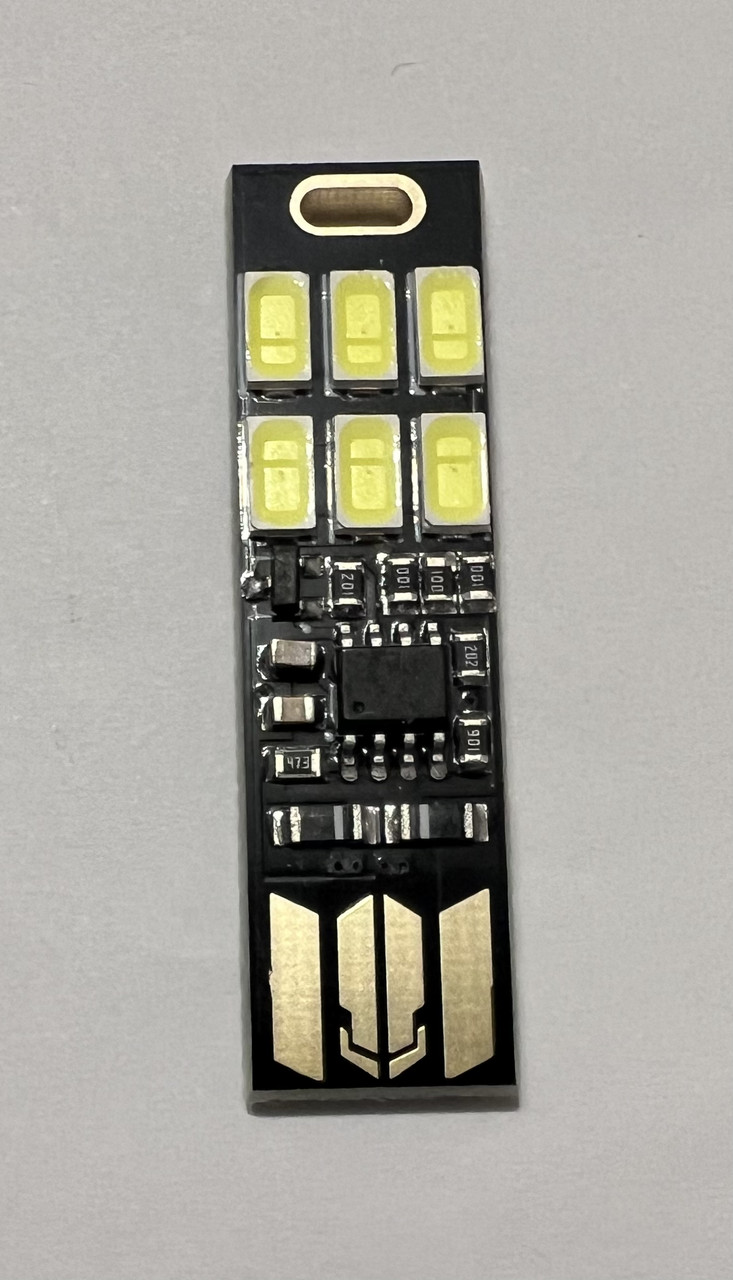 Світлодіодна USB-лампа SOSHINE USB LED6 біле світло