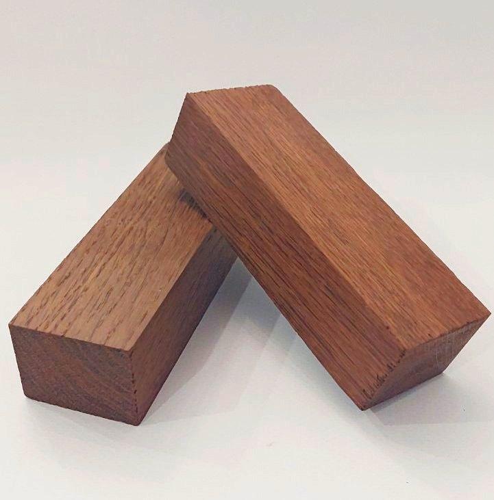 Дерев'яна заготівка-брусок для рукояті ножа "Термо Дуб" 130х40х35мм.