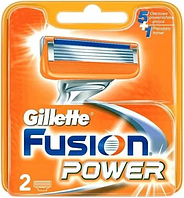 Сменные кассеты для бритья Gillette Fusion Power 2шт. Оригинал