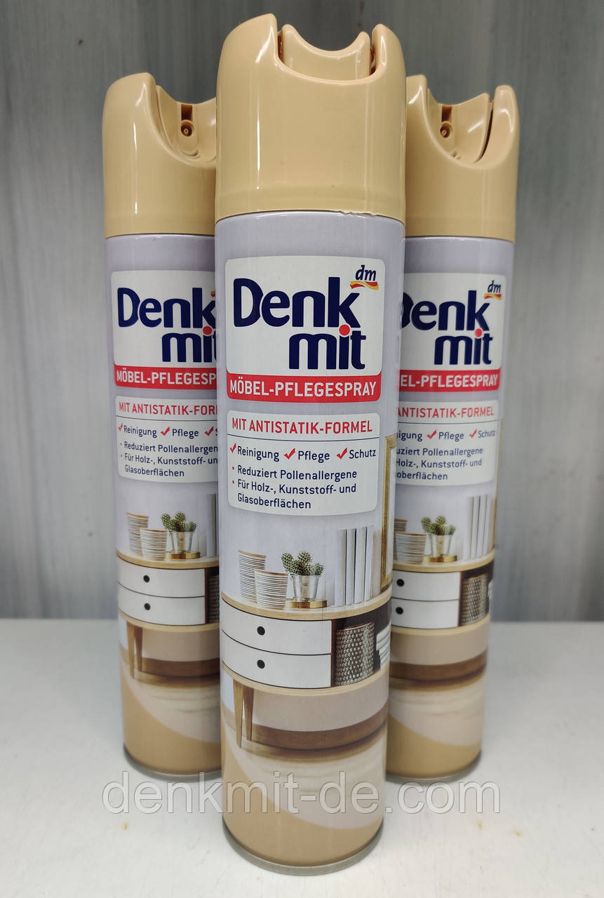 Спрей-поліроль для меблів Denkmit Möbel-Pflegespray, 400 мл, Німеччина