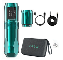 Бездротова модульна тату машинка Ambition TREX з акумулятором 2400 mAh Amy Green