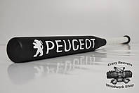 Бейсбольная деревянная бита с надписью Peugeot длина 75 см.