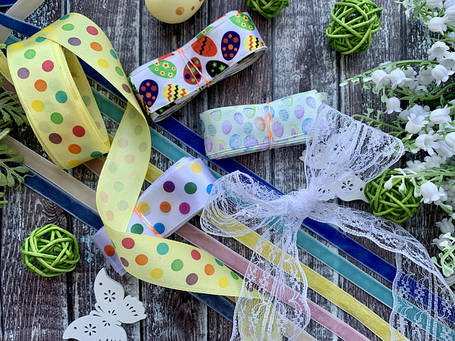 Стрічки для вечняного та пасхального декору