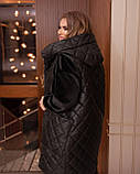 Жилет стьобаний жіночий із капюшоном, фото 5