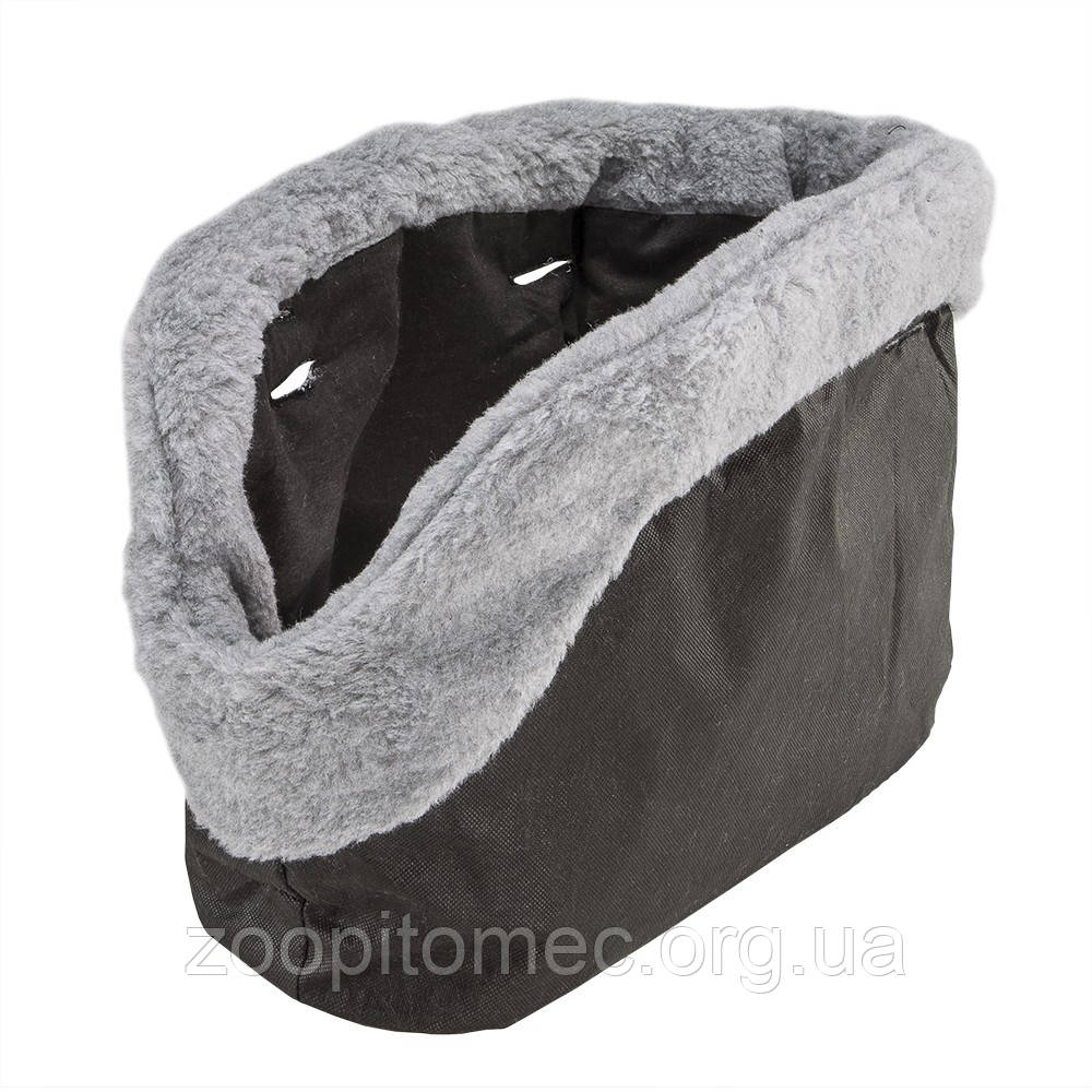 WITH-ME GREY Чохол для сумки, бавовна+штучн.хутро, фото 1