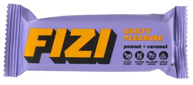 Батончики Fizi Guilty Pleasure Bar 45 g Peanut + Caramel, фото 1