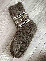Шкарпетки вовняні з козиним пухом ручна вязка для дорослих
