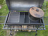 Мангал барбекю Vulkan Loft Stal зі сталевими столиками. 80 см. 5 мм, фото 4