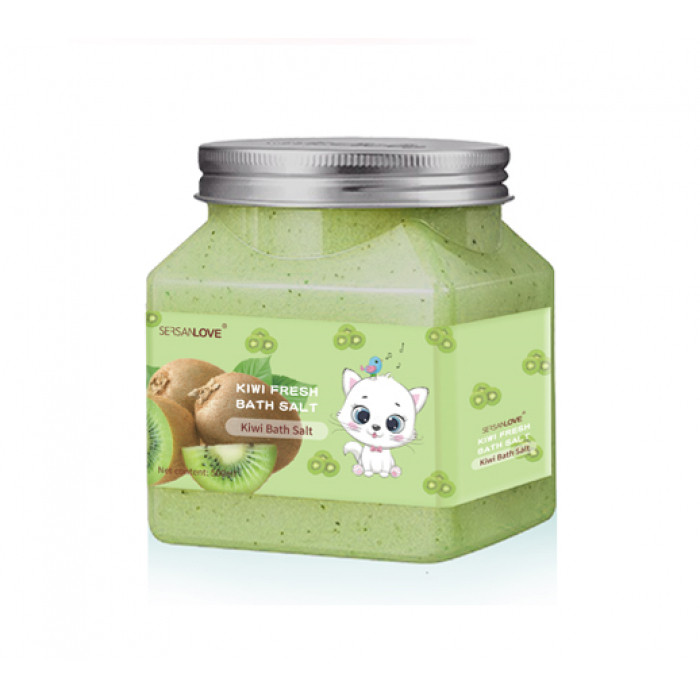 Скраб для тіла SERSANLOVE Kiwi Fresh Bath Salt з екстрактом ківі 500 мл