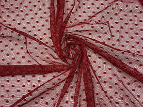 Сітка Флок горох Бордо