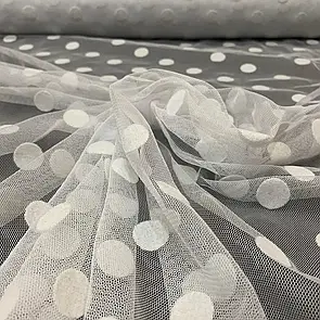 Сітка Флок горох Біла велика