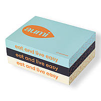 Подарунковий набір NUTS-4, в коробці, горіхові пасти AUMi 4шт по 50г, тільки один компонент - горіхи, фото 3