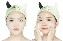 Пов'язка для волосся на час косметичних процедур Etude House My Beauty Tool Monster Hair Band Green, фото 5
