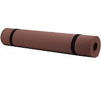 Коврик для йоги и фитнеса Yoga Mat 61 х 173 см толщина 0,4 см Коричневый