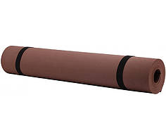 Килимок для йоги та фітнесу Yoga Mat 61 х 173 см товщина 0,4 см Коричневий