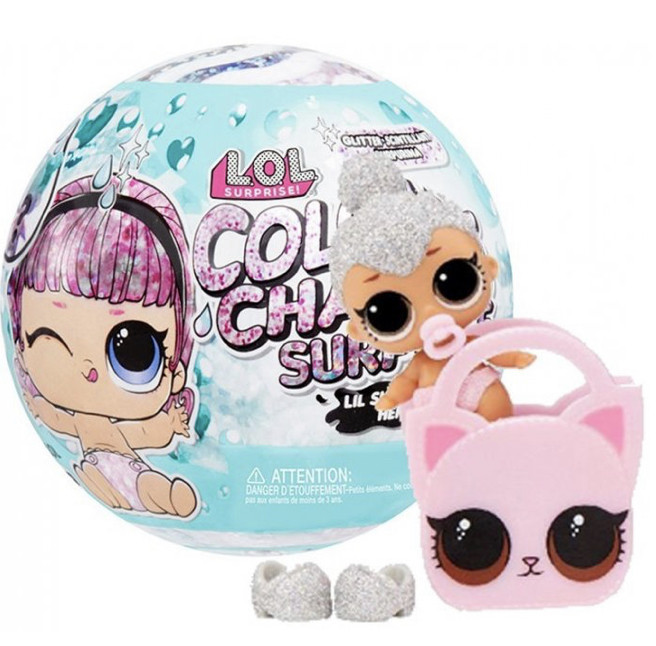 Шар Lol Surprise Glitter Color Change Lil Sis — Купить Недорого на Bigl.ua (1764969309)