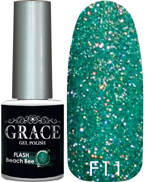 Гель-лак Грейс GRACE FLASH GRPF11 Beach Bee 8ml AVADONA