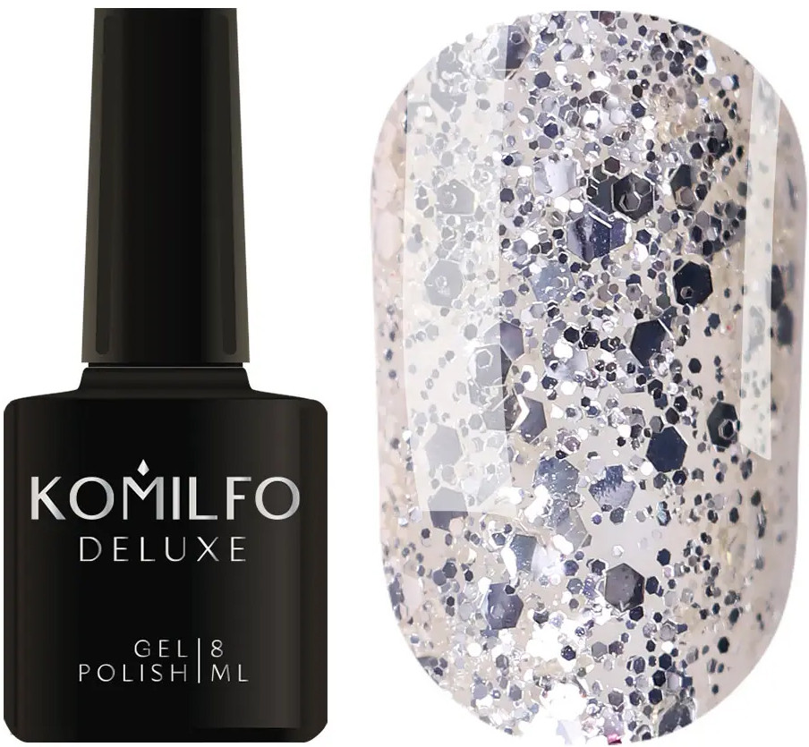 Гель-лак Комільфо Komilfo Stardust Glitter №002 8мол