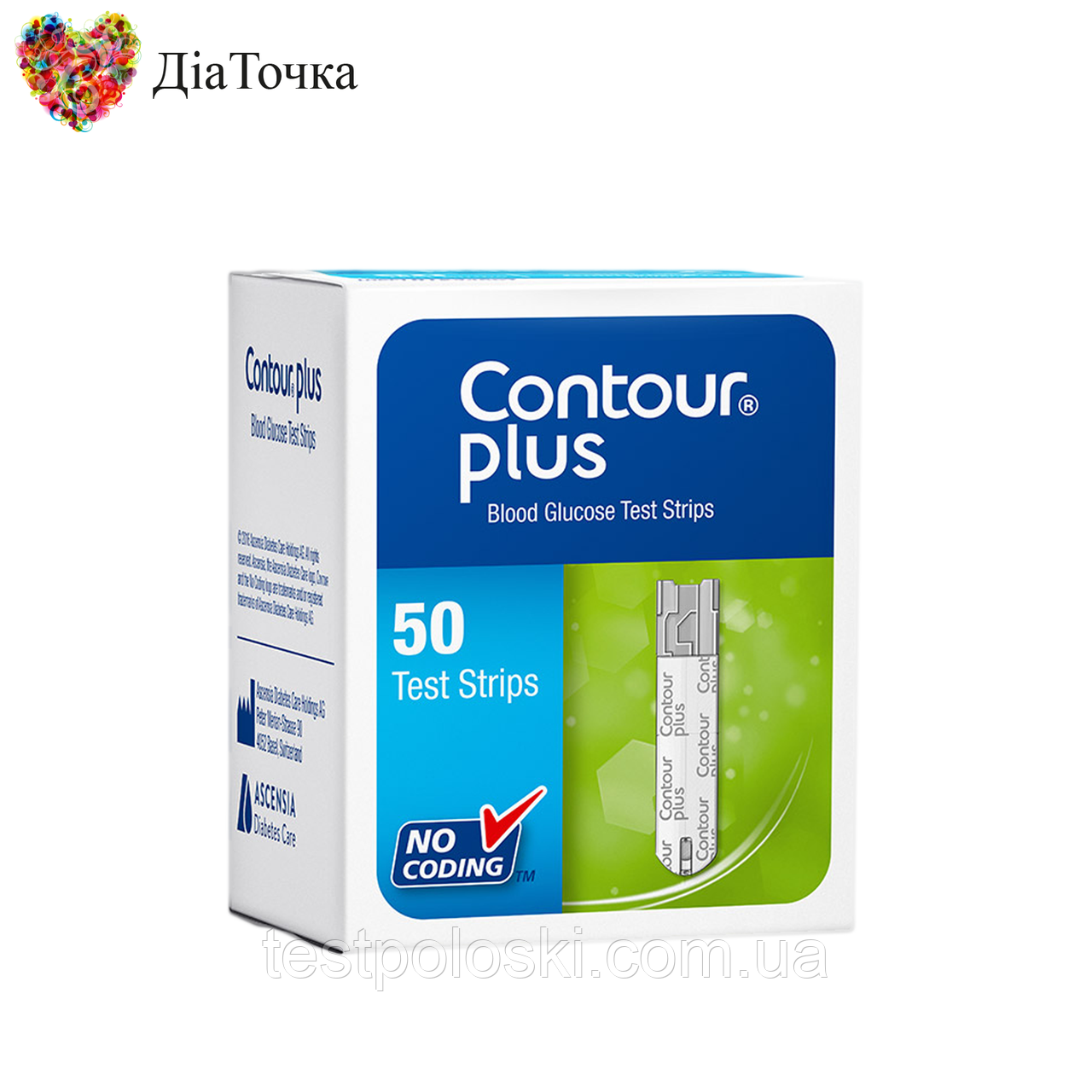 Тест-смужки Контур Плюс (Contour Plus) 50 шт