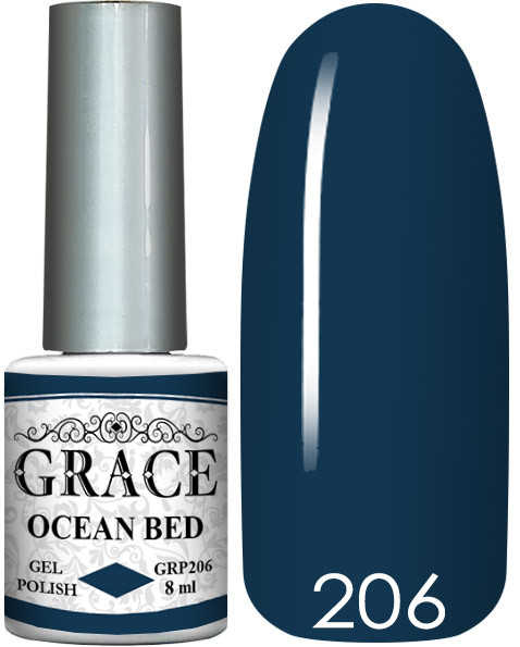 Гель-лак Грейс GRACE GRP206 Ocean bed 8ml AVADONA