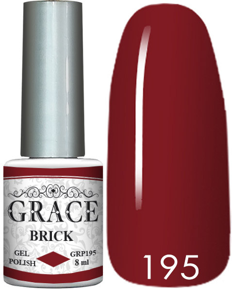 Гель-лак Грейс GRACE GRP195 Brick 8ml AVADONA