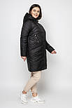 Модна весняна куртка в чорному кольорі 130, фото 3