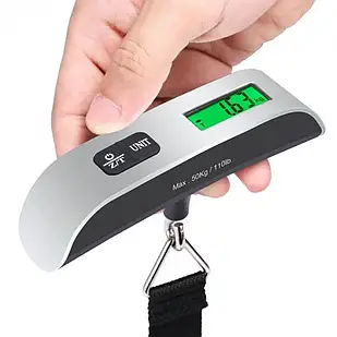 Ручні електронні ваги кантер із підсвіткою Electronic Luggage Scale до 50 кг