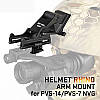 Покращене кріплення для ПНБ на шолом з роз'ємом NVG - підйомний механізм для PVS-14 Rhino mount, фото 2