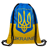 Рюкзак-мешок SP-Sport UKRAINE GA-4433-UKR (желтый-голубой)