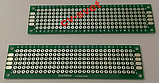 PCB макетная плата 2х8 двухсторонняя монтажная плата 20х80 мм., фото 3